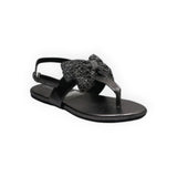 Sweet Girl Embellished Bow Flat Sandals (415)