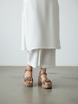 Platform Block Heel Sandals (430)