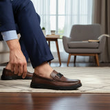 Classic Leather Casual Loafer Shoes (1710)